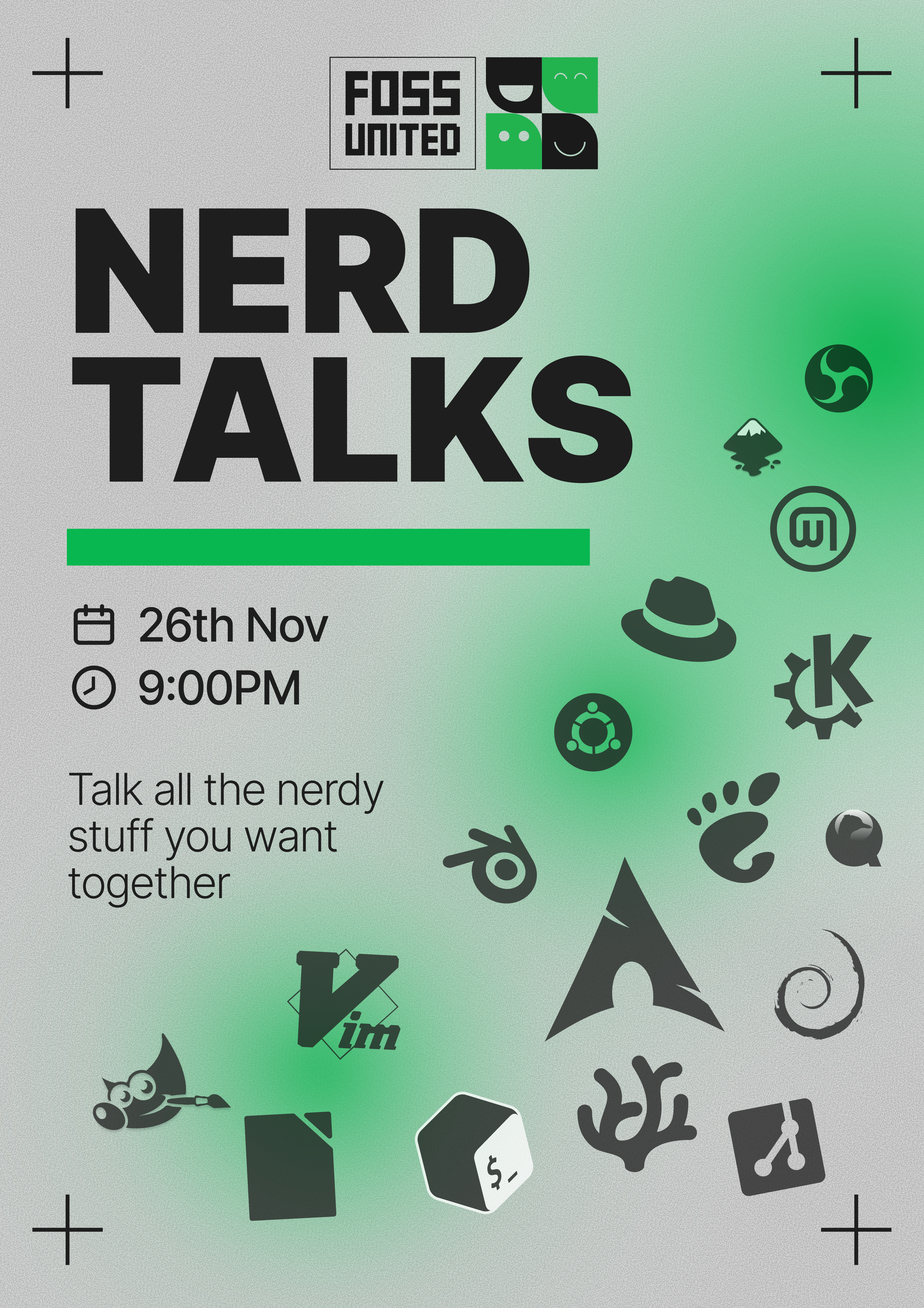 Nerd Talks Edition 1.0 event banner